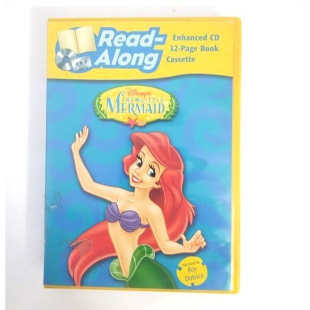 Read Along The Little Mermaid Enhanced CD 32 Page Book Roy Dotrice